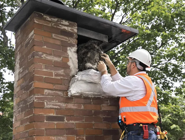 Humane removal of debris and animals by University Heights Chimney Sweep in University Heights, OH