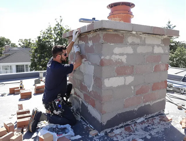 Advanced chimney repair process by University Heights Chimney Sweep in University Heights, OH