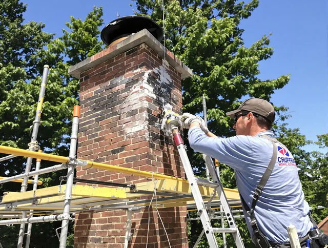 Structural chimney repair by University Heights Chimney Sweep in University Heights, OH