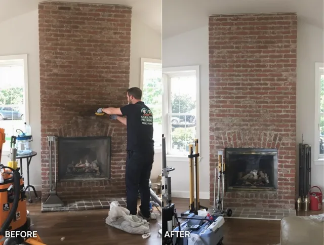 Finished chimney sweeping service by University Heights Chimney Sweep in University Heights, OH