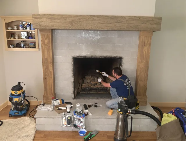 Detailed creosote removal process by University Heights Chimney Sweep in University Heights, OH