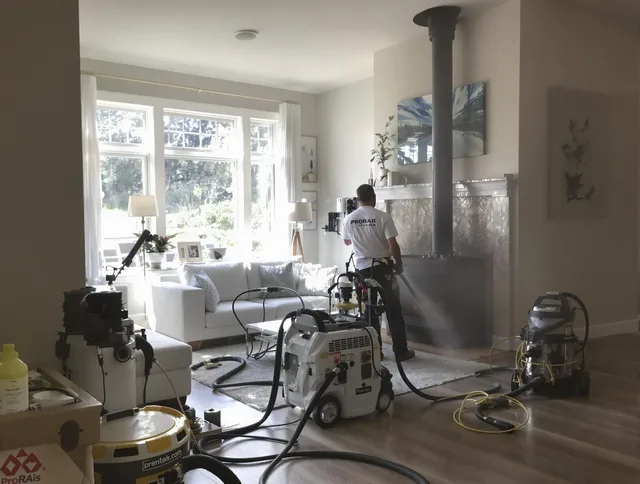 Soot removal service by University Heights Chimney Sweep for a fireplace in University Heights, OH