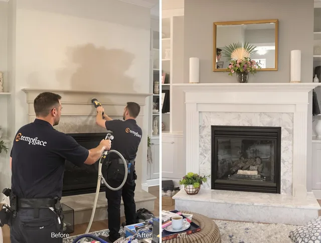 Professional soot removal by University Heights Chimney Sweep team in University Heights, OH